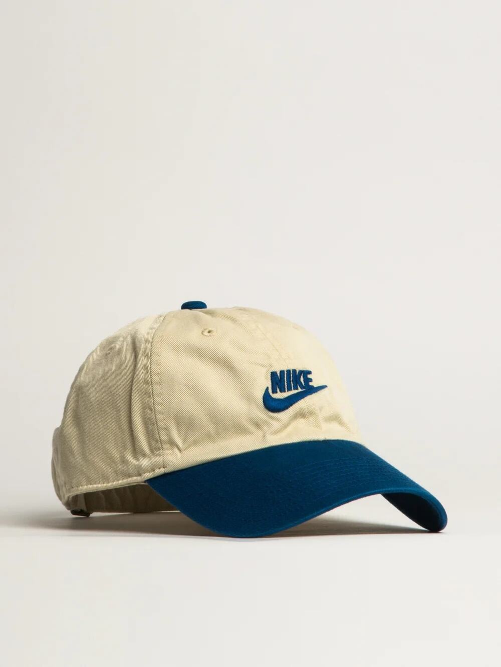 Nike Club Unstructured Futura Wash Cap Khaki Court Blue Hat FB5368 230 SIZE S/M